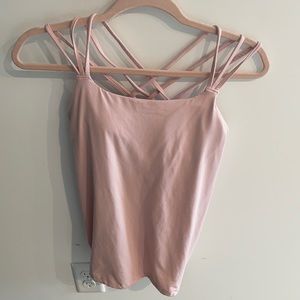 Athleta Pink Strappy Tank